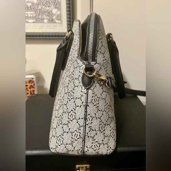 Nanette Lepore Black and Beige Satchel NWOT - Picture 8 of 16